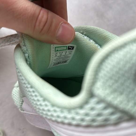 Puma mesh shoes in teal & orange - Picture 6 of 6